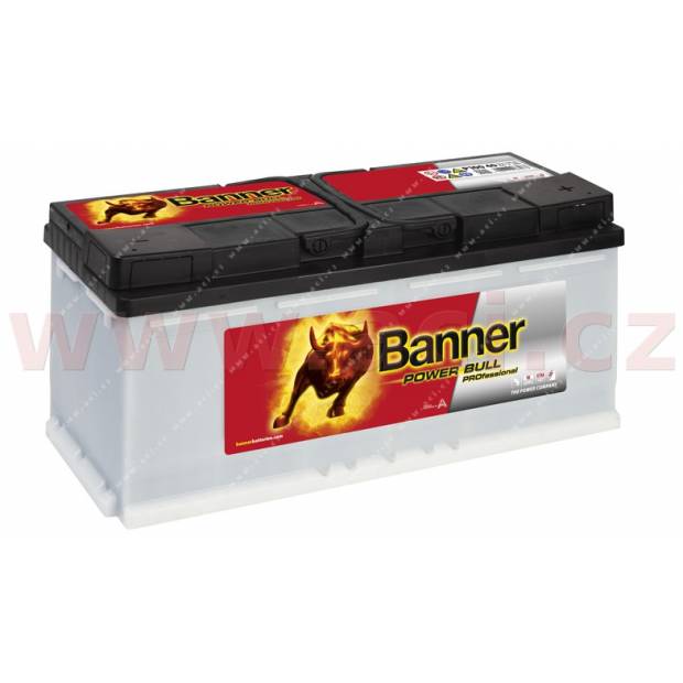 100Ah baterie 820A, pravá BANNER Power Bull Professional 354x175x190 BA P10040 BANNER