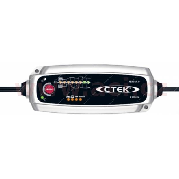 nabíječka CTEK MXS 5.0 NEW s teplotním čidlem 12 V, 120 Ah, 5 A BAT082 CTEK