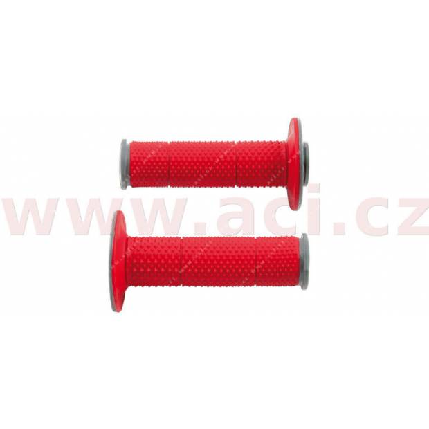 gripy Full Diamond (dvouvrstvé, extra měkké), RTECH (červeno-šedé, pár, délka 116 mm) M003-36 RTECH