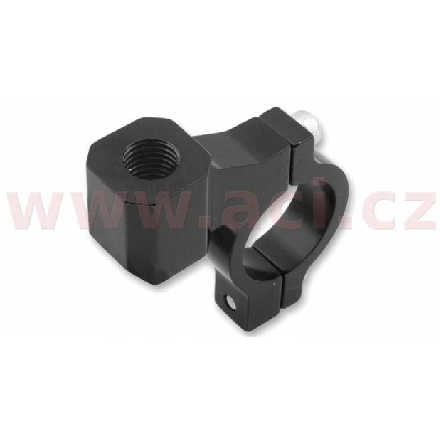 CNC adaptér zpětného zrcátka M8/1,25 pravý závit (22,2 mm průměr) (černý) M008-252 Q-TECH