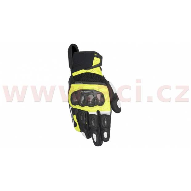 rukavice SP X AIR CARBON, ALPINESTARS - Itálie (černé/žluté fluo/bílé) M120-189 ALPINESTARS