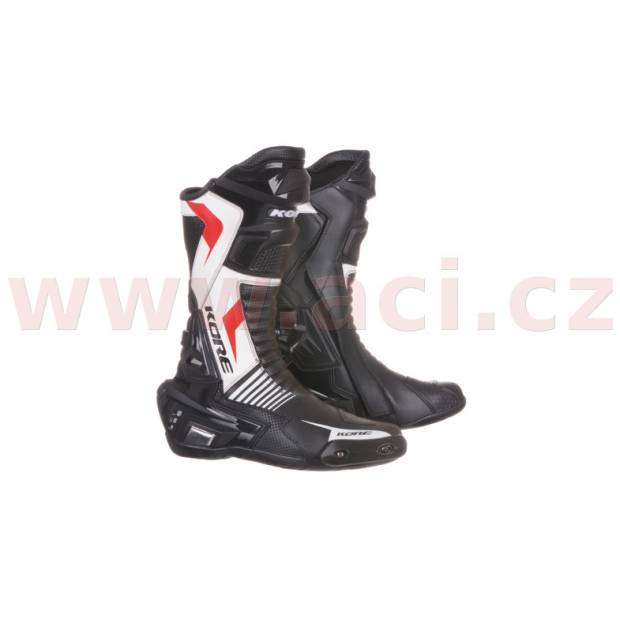 boty Sport, KORE (černé/bílé/červené) M130-111 KORE