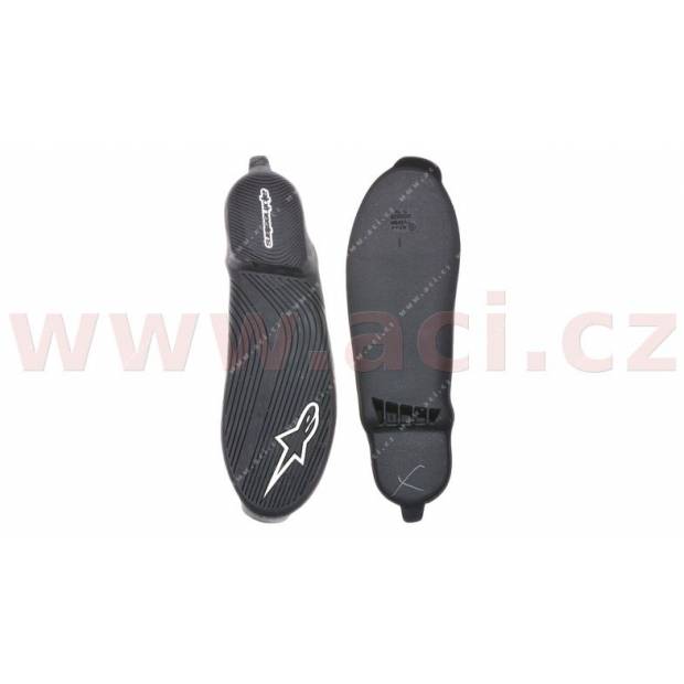 podrážky pro boty SMX 6/SMX 6 Gore Tex, ALPINESTARS - Itálie (černé/bílé, pár, vel. 42) M134-73-42 ALPINESTARS