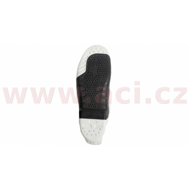podrážky pro boty TECH 10, ALPINESTARS - Itálie (černé/bílé, pár, pro velikosti 48/49,5) M134-91-4 ALPINESTARS