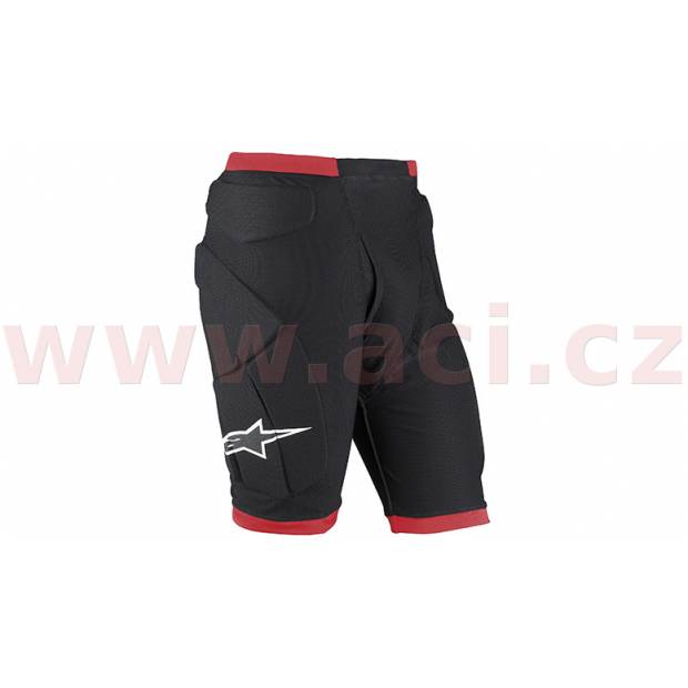 šortky pod kalhoty COMP PRO, ALPINESTARS - Itálie, (černá/červená) M160-53 ALPINESTARS