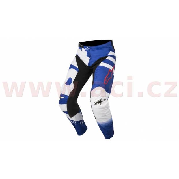 kalhoty Racer Braap 2018, ALPINESTARS - Itálie (modré/bílé/červené) M171-184 ALPINESTARS