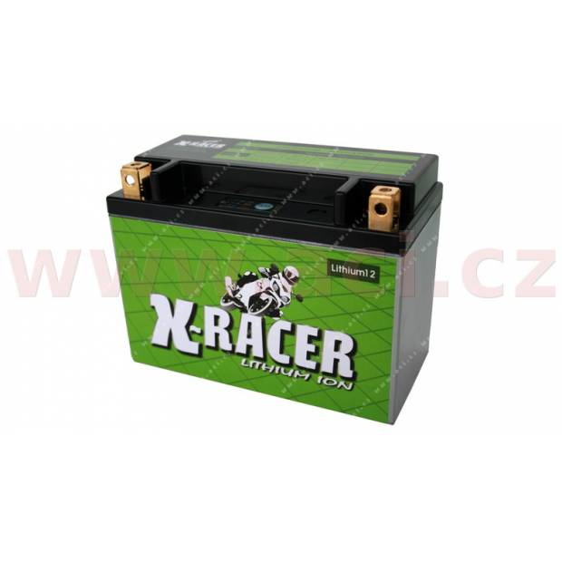 lithiová baterie 12 X-RACER  12V, 24Ah, 380A, hmotnost 1.7kg, 175x87x130mm nahrazuje typy:(CBTX20-BS,CB16-B,CB18-A,C50-N18A-A, ..) M311-012 UNIBAT