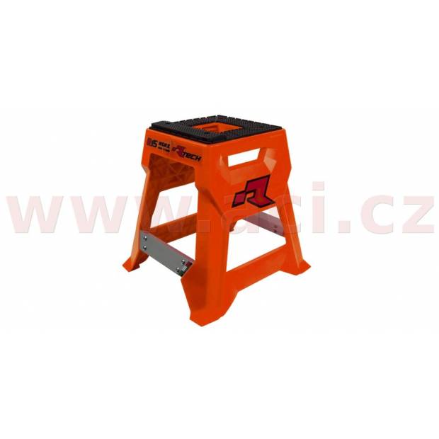 stojan MX R15 (technopolymer / hliník), RTECH (neon oranžová/černá) M400-691 RTECH