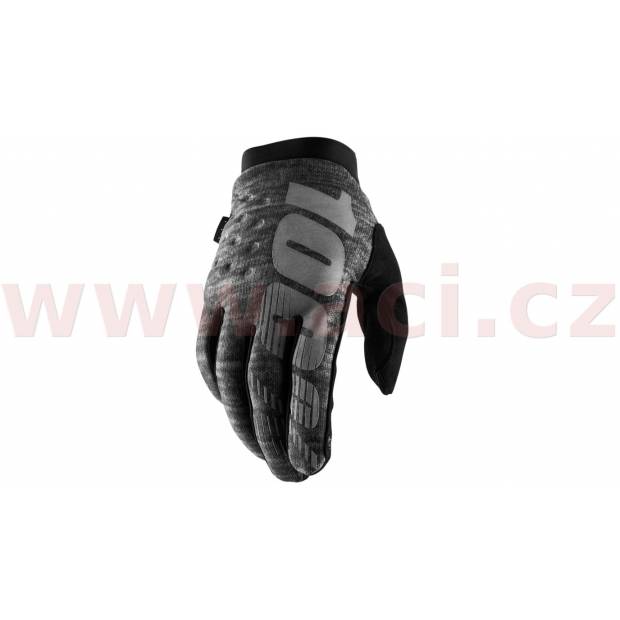 rukavice BRISKER, 100% - USA (šedá , vel. XL) M172-310-XL 100%