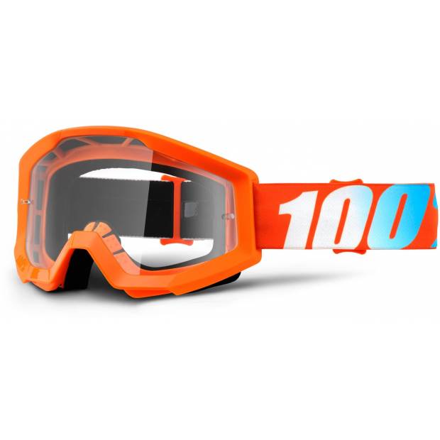 brýle Strata Orange, 100% - USA (čiré plexi s čepy pro slídy) M150-290 Ostatní