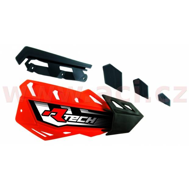 plasty krytů páček FLX / FLX ALU / FLX ATV, RTECH - Itálie (neon růžovo-černé, pár) M440-1153 RTECH