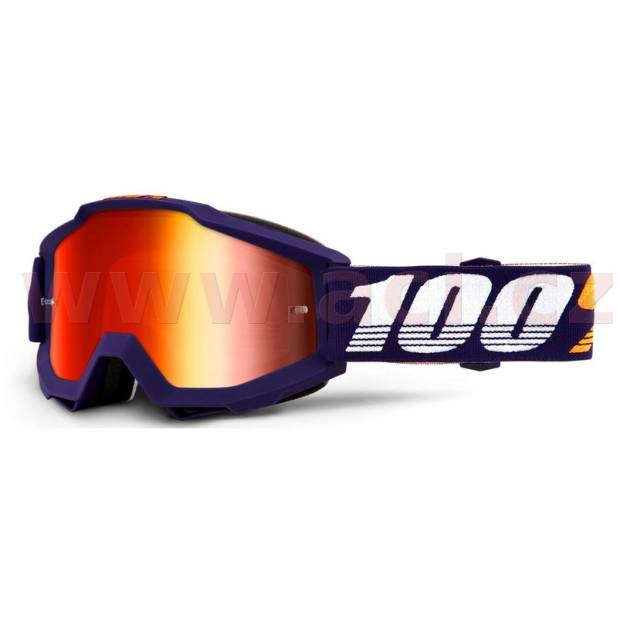 brýle ACCURI Grib, 100% - USA (červené zrcadlové plexi) M150-325 100%