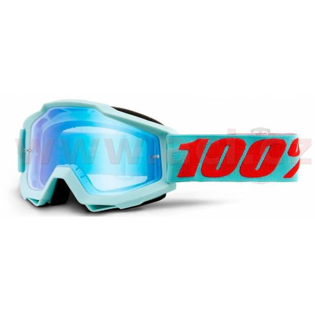 brýle ACCURI Maldives, 100%- USA (modré zrcadlové plexi) M150-329 100%