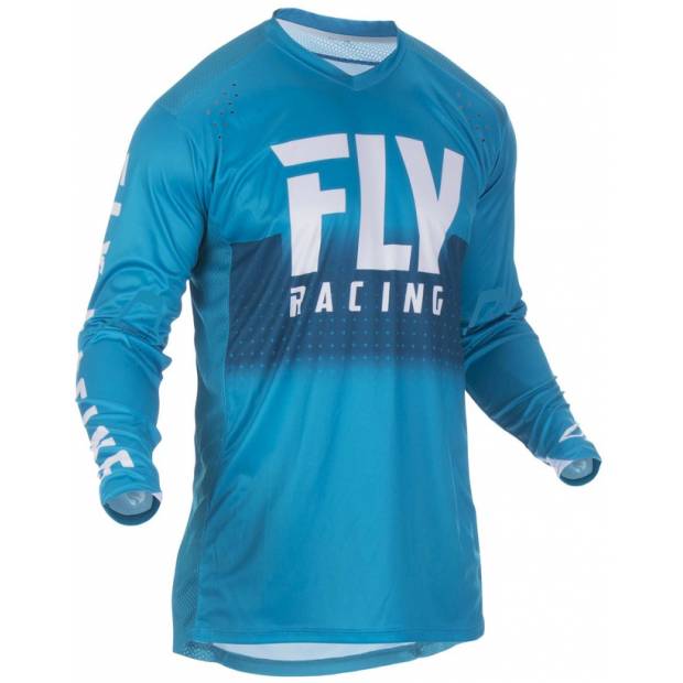 dres LITE 2019, FLY RACING - USA (modrá/bílá) M170-191 FLY RACING