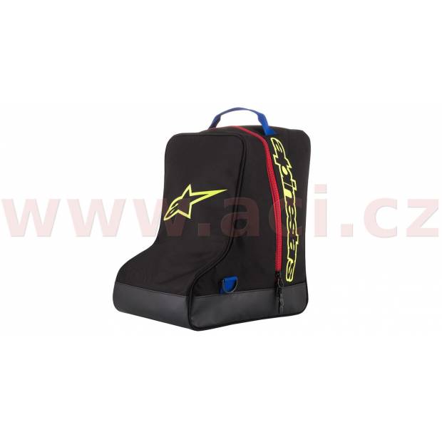 taška na boty, ALPINESTARS (černá/modrá/žlutá fluo/červená) M006-265 ALPINESTARS