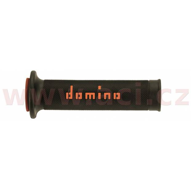 gripy A010 (road) délka 120 + 125 mm, DOMINO (černo-oranžové) M018-107 DOMINO