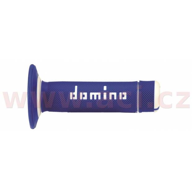 gripy A020 (offroad) délka 118 mm, DOMINO (modro-bílé) M018-116 DOMINO