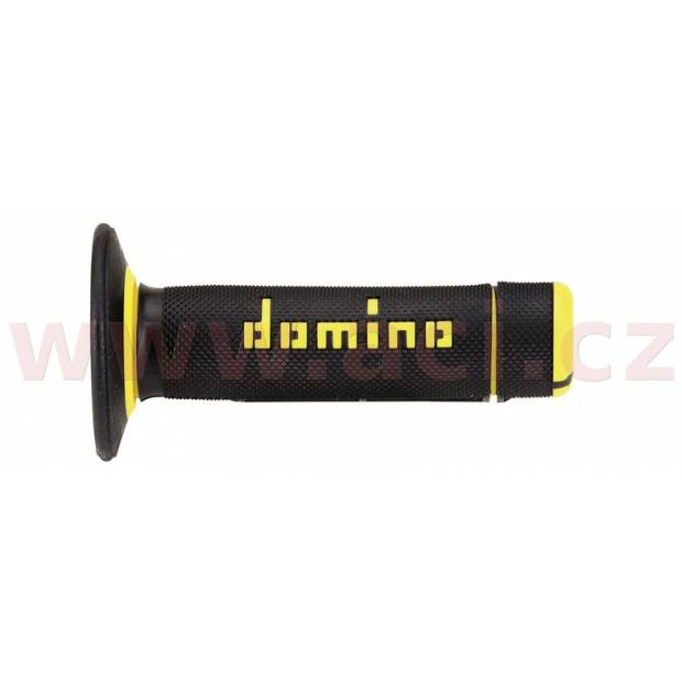 gripy A020 (offroad) délka 118 mm, DOMINO (černo-žluté) M018-117 DOMINO