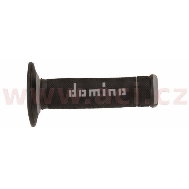 gripy A190 (offroad) délka 123 + 120 mm, DOMINO (černo-šedé) M018-130 DOMINO