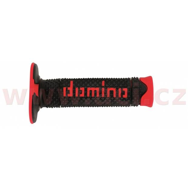 gripy A260 (offroad) délka 120 mm, DOMINO (černo-červené) M018-150 DOMINO
