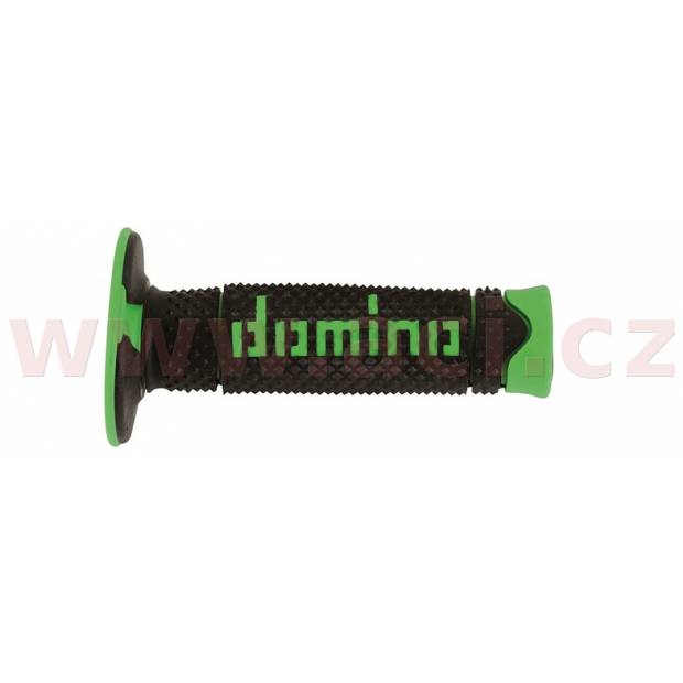 gripy A260 (offroad) délka 120 mm, DOMINO (černo-zelené) M018-151 DOMINO