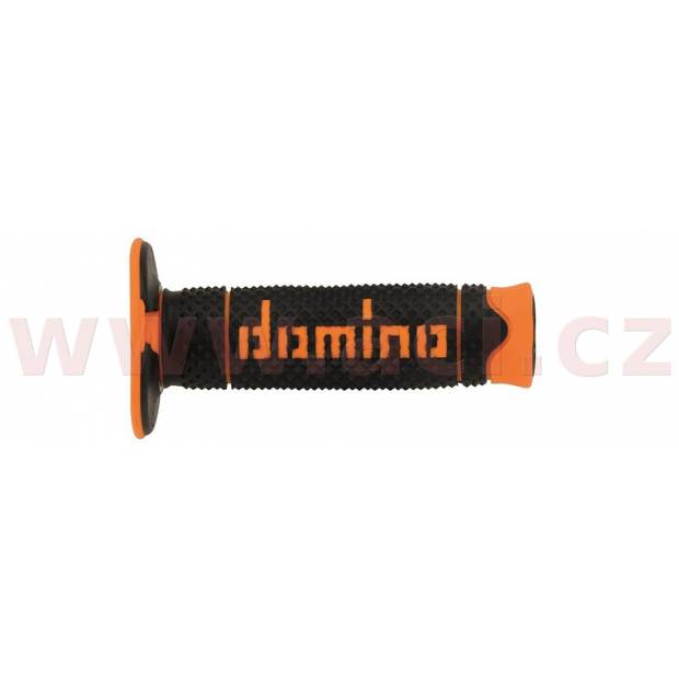 gripy A260 (offroad) délka 120 mm, DOMINO (černo-oranžové) M018-152 DOMINO