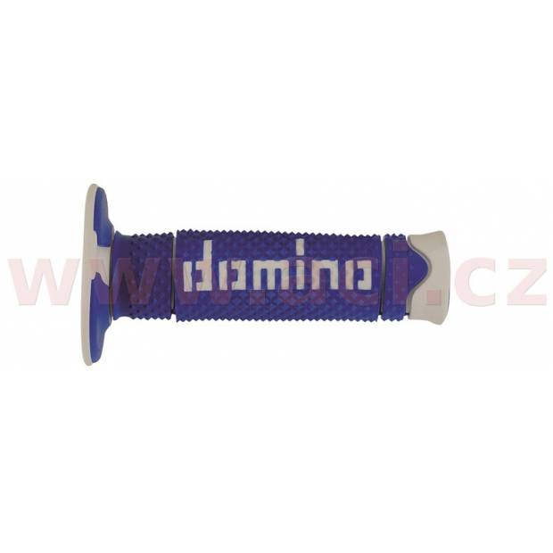 gripy A260 (offroad) délka 120 mm, DOMINO (modro-bílé) M018-154 DOMINO