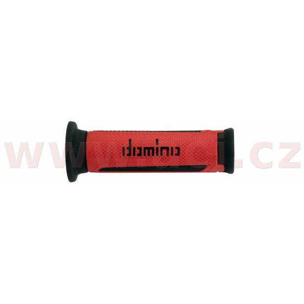 gripy (scooter/road) délka 120 mm, DOMINO (červeno-černé) M018-172 DOMINO