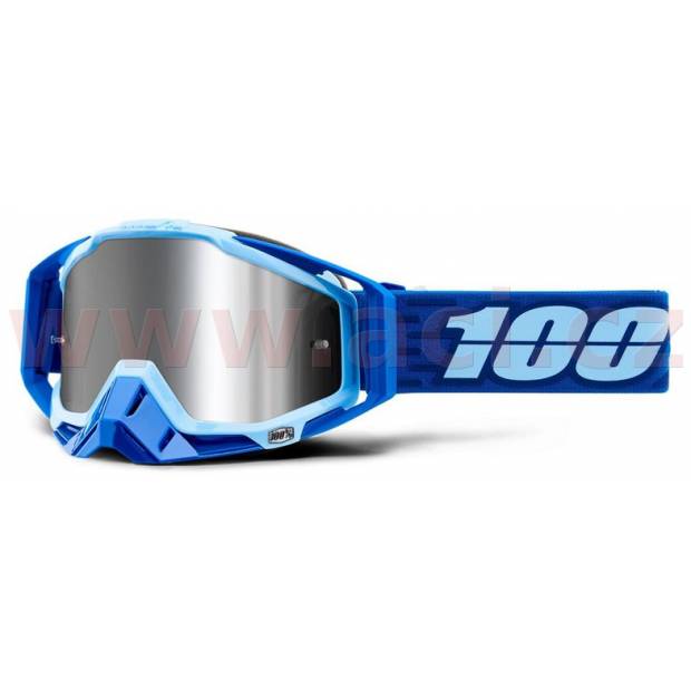 brýle RACECRAFT PLUS (+) Rodion, 100% - USA (Injected stříbrné zrcadlové plexi) M150-305 100%