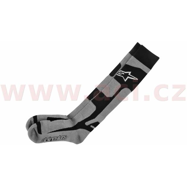 ponožky TECH COOLMAX, ALPINESTARS (šedá/černá) M168-62 ALPINESTARS