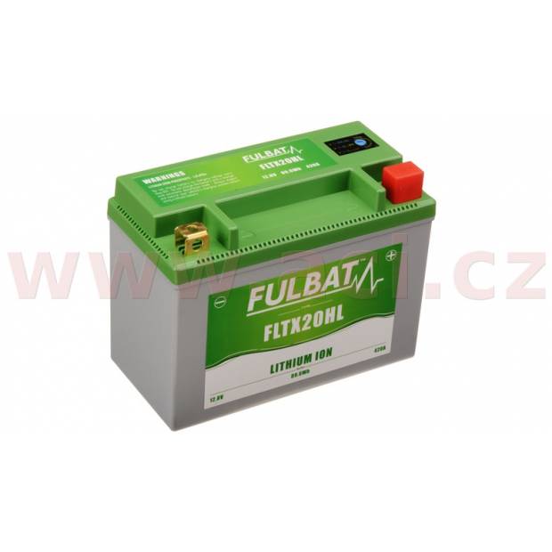 lithiová baterie LiFePO4 YTX20HL-BS FULBAT 12V, 12Ah, 720A, 1,12 kg, 175x87x155mm nahrazuje typy:(YB16CL-B,YTX20HL-BS,YTX20L-BS) M311-027 FULBAT