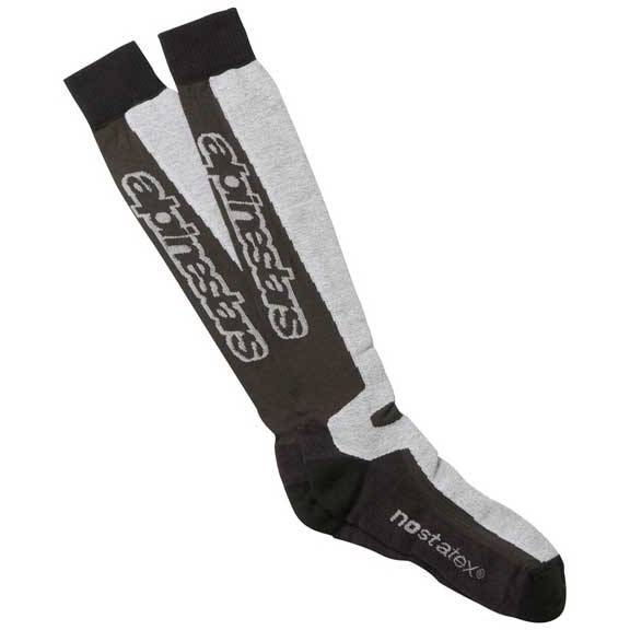 ponožky TERMAL TECH Socks, ALPINESTARS - Itálie (černé/šedé) M168-36 ALPINESTARS
