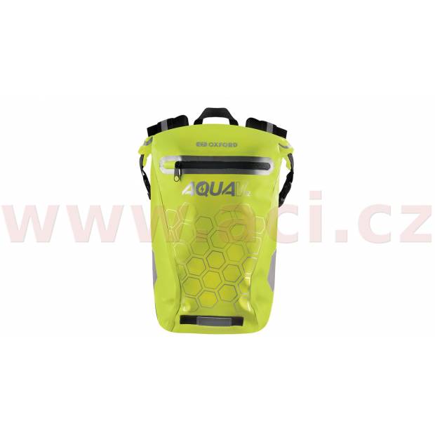 vodotěsný batoh AQUA V12, OXFORD (žlutá fluo, objem 12 L) M006-390 OXFORD