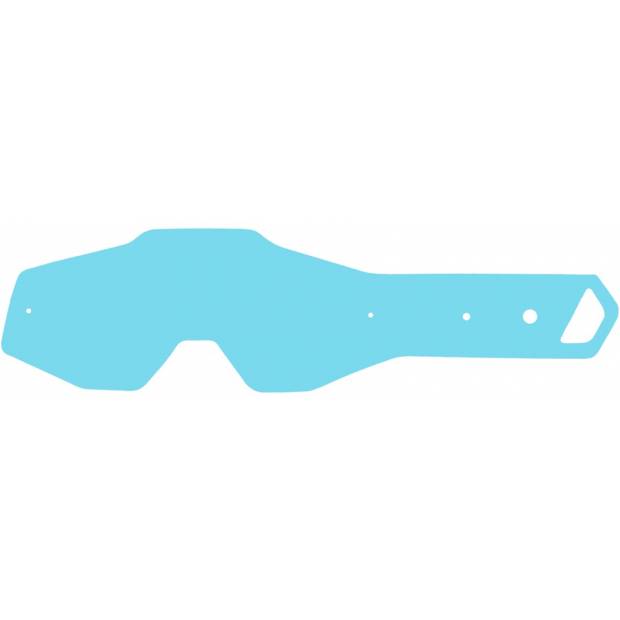 strhávací slídy plexi pro brýle 100% řady ACCURI/STRATA dětské, Q-TECH (50 vrstev v balení, čiré) M152-261 100%
