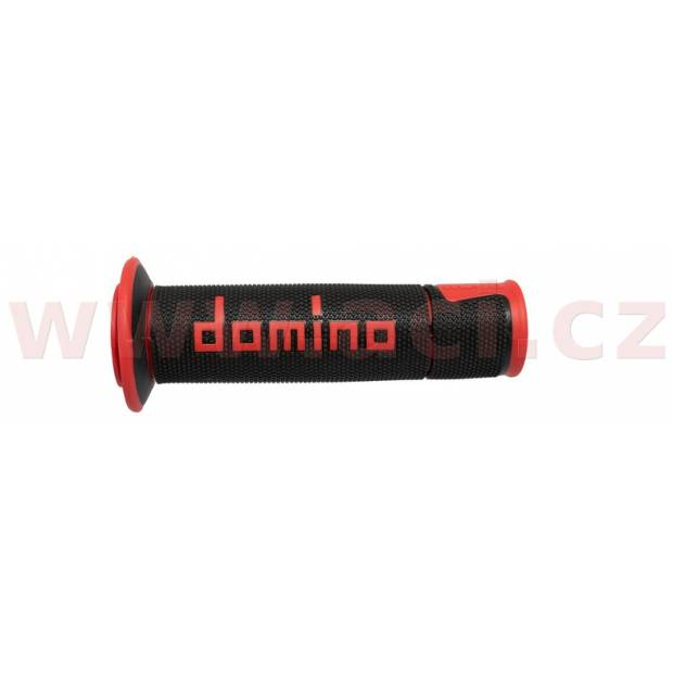 gripy A450 (road) délka 120 mm, DOMINO (černo-červené) M018-357 DOMINO