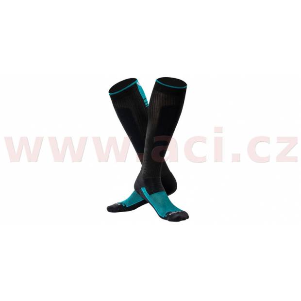 ponožky SKY - Non compressive, UNDERSHIELD (černá/modrá, vel. 35/38) M168-127-3538 UNDER SHIELD