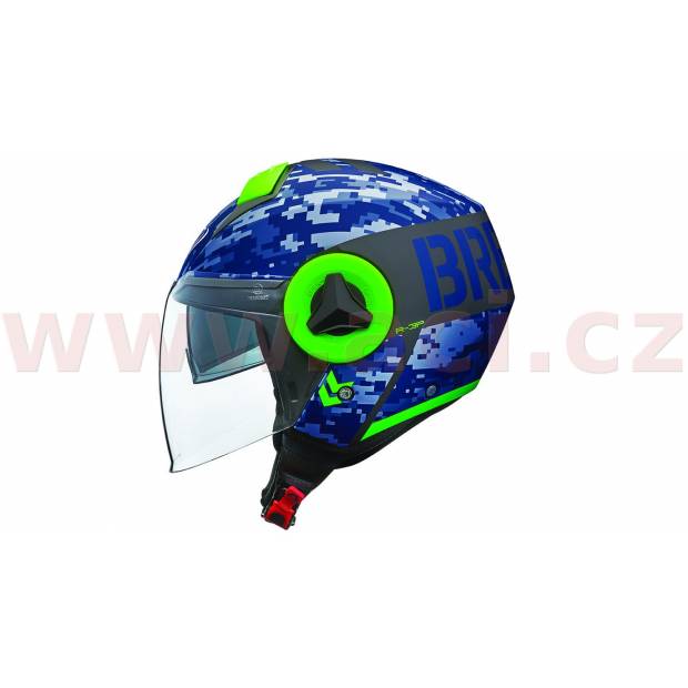 přilba Breeze Camo, V-Helmets (tmavá modrá/zelená) M140-1252 V-HELMETS
