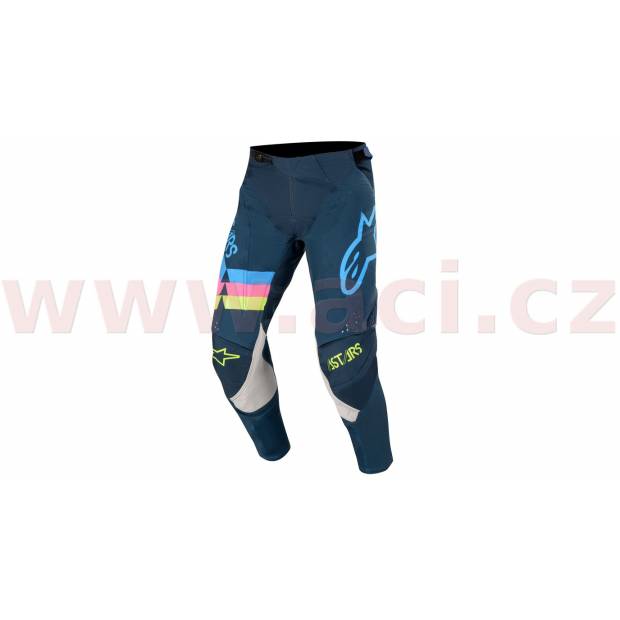 kalhoty TECHSTAR VENOM 2020, ALPINESTARS (modrá/světlá modrá/růžová fluo) M171-237 ALPINESTARS