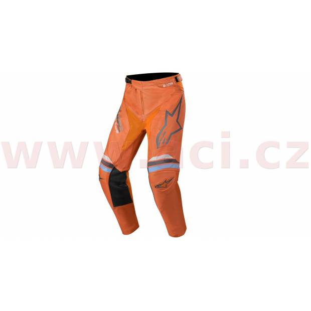kalhoty RACER BRAAP 2020, ALPINESTARS (tmavá šedá/oranžová fluo) M171-250 ALPINESTARS