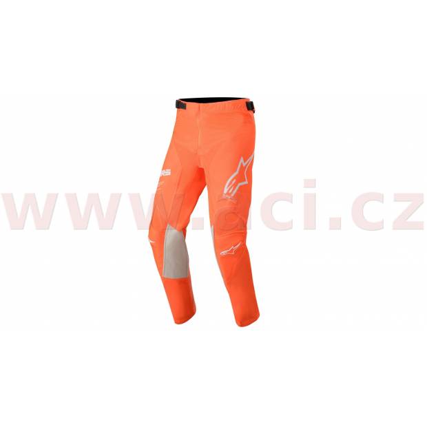 kalhoty RACER TECH 2020, ALPINESTARS, dětské (oranžová fluo/bílá/modrá) M171-261 ALPINESTARS