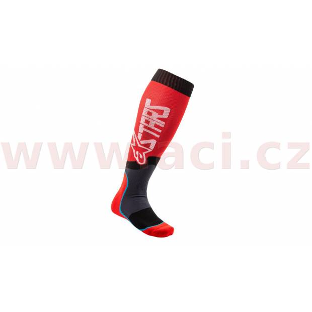 ponožky MX PLUS-2 2020, ALPINESTARS (červená/bílá) M168-105 ALPINESTARS