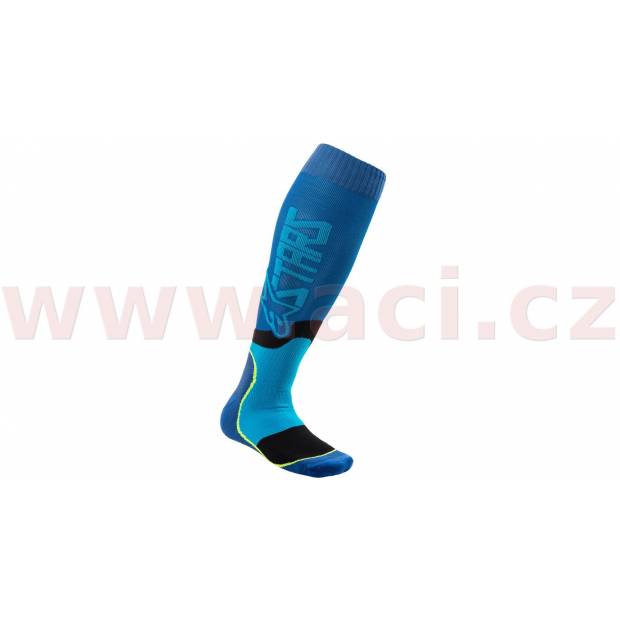 ponožky MX PLUS-2 2020, ALPINESTARS (modrá/tyrkysová) M168-106 ALPINESTARS