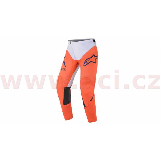kalhoty RACER BRAAP 2021, ALPINESTARS (oranžová/světle šedá/tmavě modrá) M171-0043 ALPINESTARS