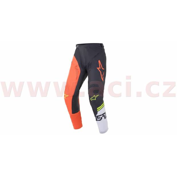 kalhoty RACER COMPASS 2021, ALPINESTARS (černá antracit/oranžová fluo/bílá/žlutá fluo) M171-0051 ALPINESTARS