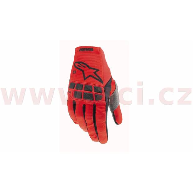 rukavice RACEFEND 2021, ALPINESTARS (červená/černá) M172-0032 ALPINESTARS