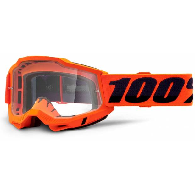 ACCURI 2, 100% OTG brýle Orange, čiré plexi M150-589 100%
