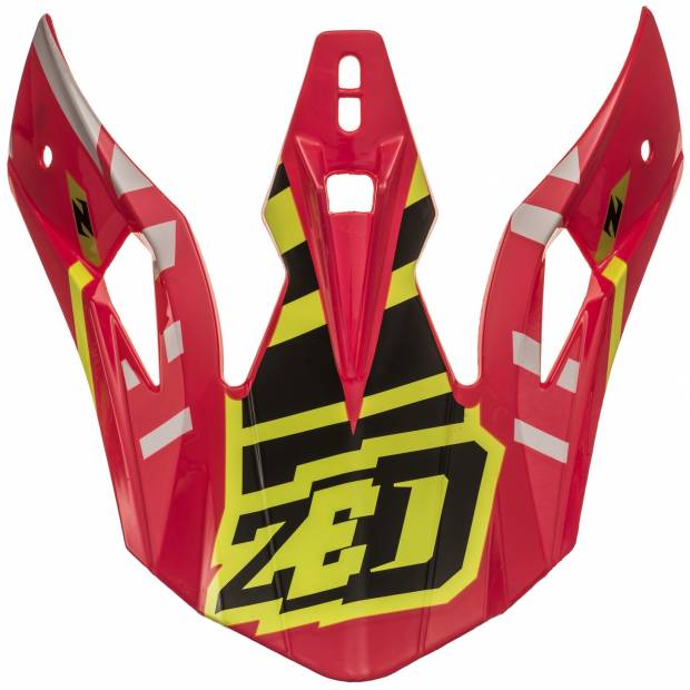 kšilt pro přilby X1.9 a X1.9D, ZED (červená/černá/žlutá fluo) M142-1740 ZED