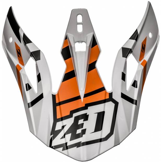 kšilt pro přilby X1.9 a X1.9D, ZED (oranžová/bílá/černá) M142-1743 ZED