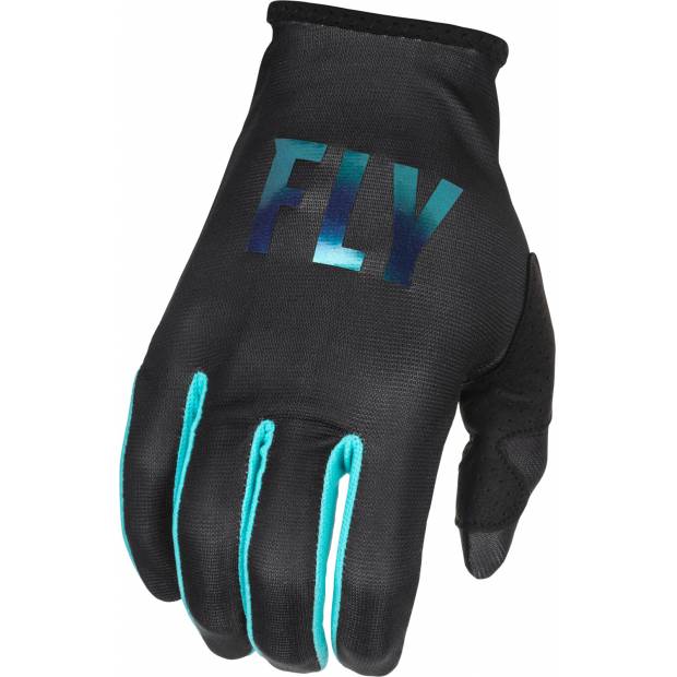 rukavice LITE, FLY RACING - USA dámské (černá/modrá) M172-0087 FLY RACING