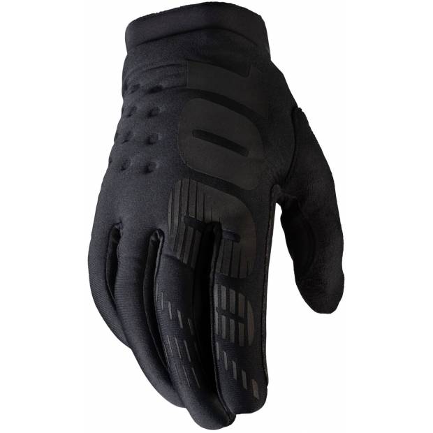 rukavice BRISKER, 100% - USA dětské (černá/šedá , vel. YS) M175-0017-YS 